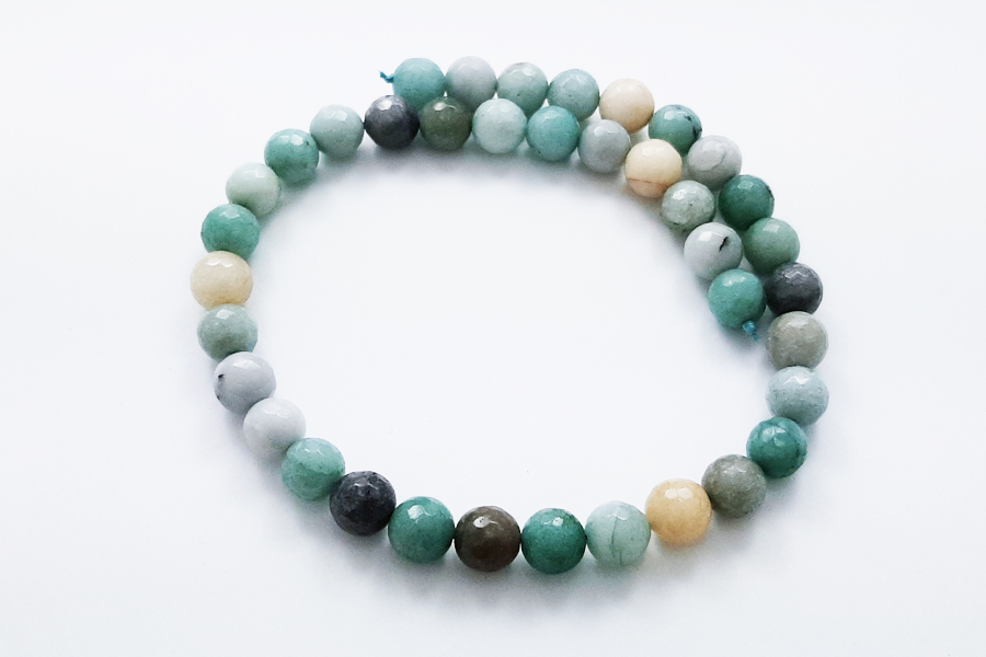 Faceted Round Agate Beads (Mixed Colors) - Image 4