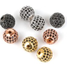 Pave Zircon Round Ball