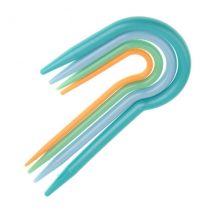 4Pcs Twist Curved Plastic Crochet Hook