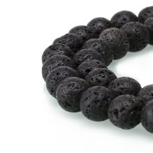 Black Lava Beads