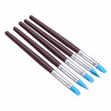 5pcs Rubber Tip Paint Brushes Clay Tools