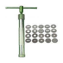 Metal Clay Extruder With 20 Discs