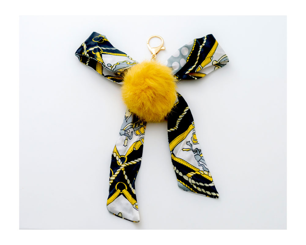 Pom Pom Fur Ball Scarf Accessories - Image 3