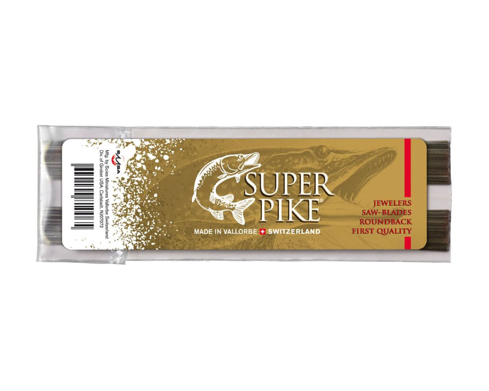 Super Pike Swiss-Made Jewellers Saw Blades - Set of 12 Pieces