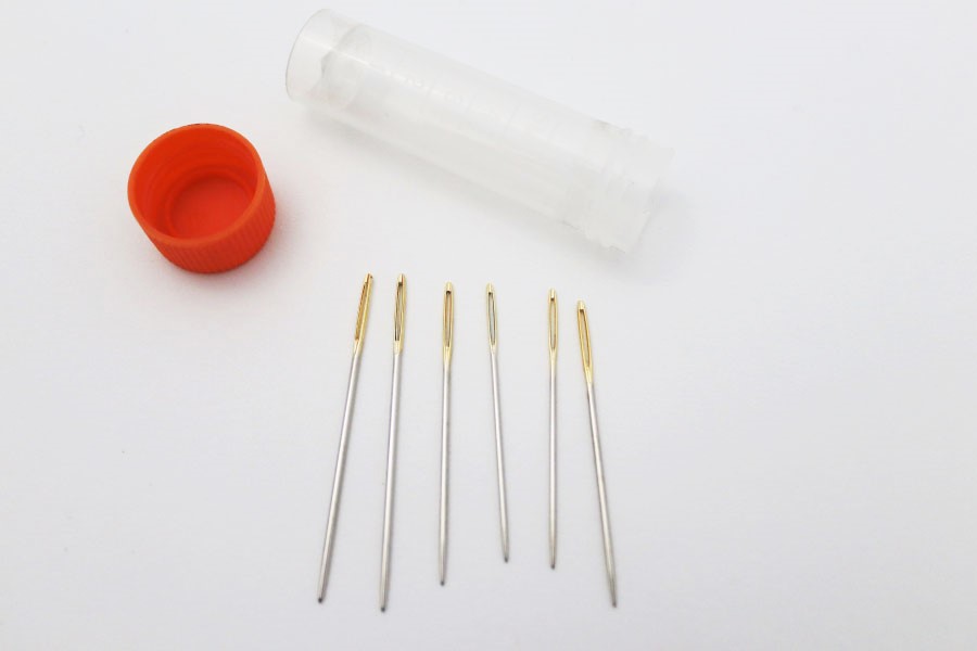 Leather Sewing Needles - 6-Piece Needle Set without Point