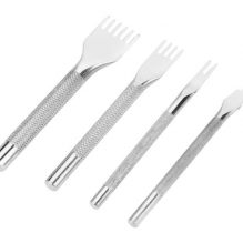4-Piece Leather Hole Punch Tool Set