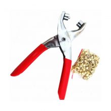 Eyelet Hole Punch Pliers Set with 100 Eyelets Excellent Brand