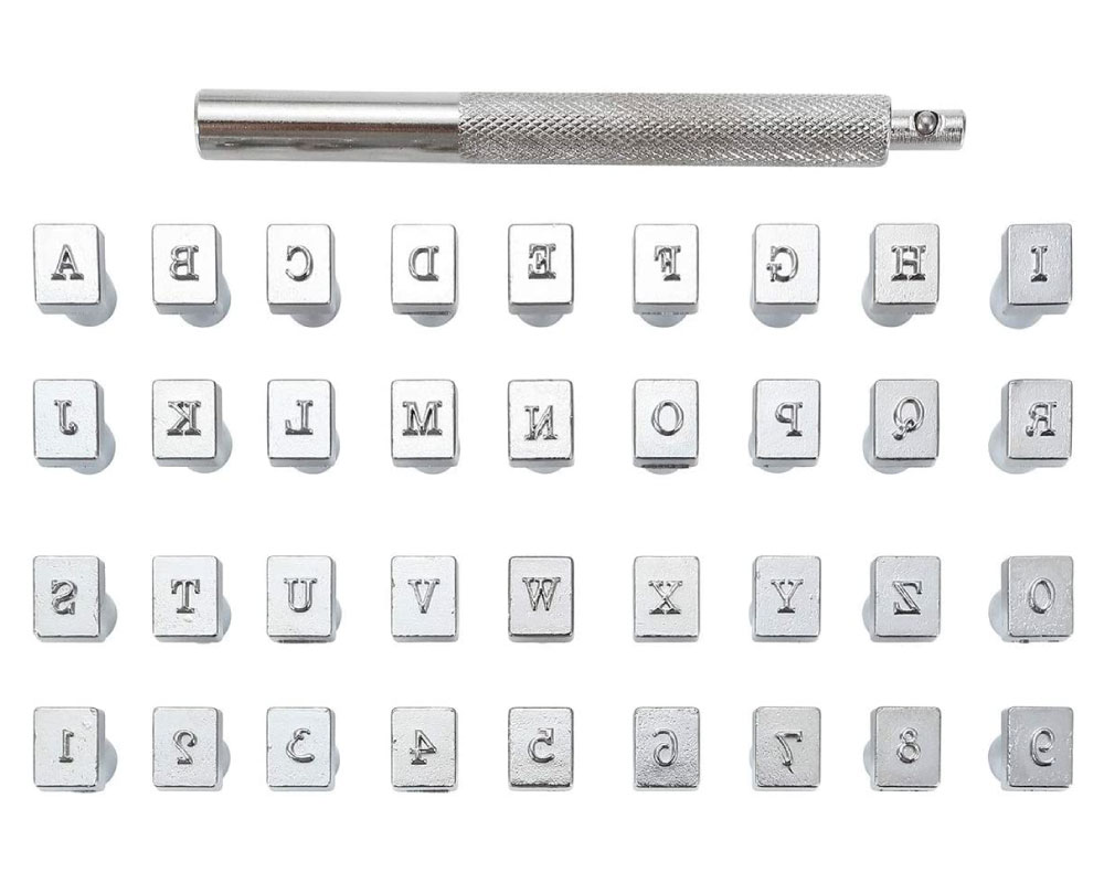 Letter Alphabet and Number Stamp Punch Kit