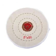 5" x 50 ply Finex Muslin Cotton Polishing Buff Jewelry Polish Buffing Wheel