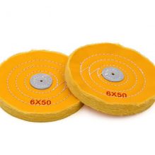 6x50 Cotton Polishing Buffs Finex Muslin Yellow Buff wheels Abrasive Grinding wheels