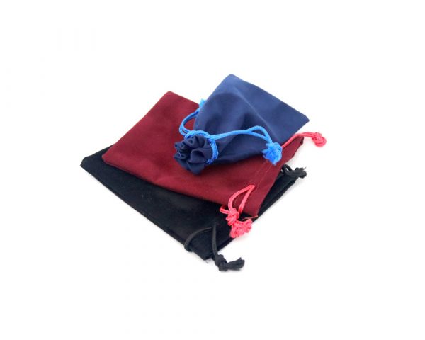 Velvet Bags Jewelry Pouches - 12 Pieces