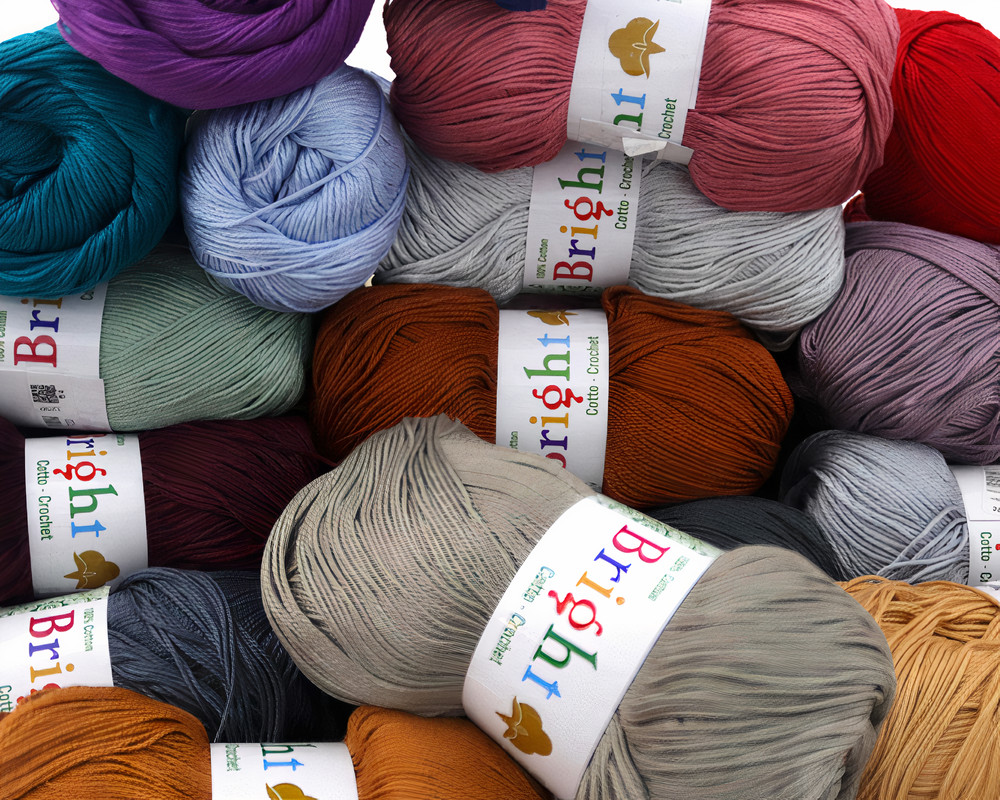 Bright Yarn 100% Natural Cotton