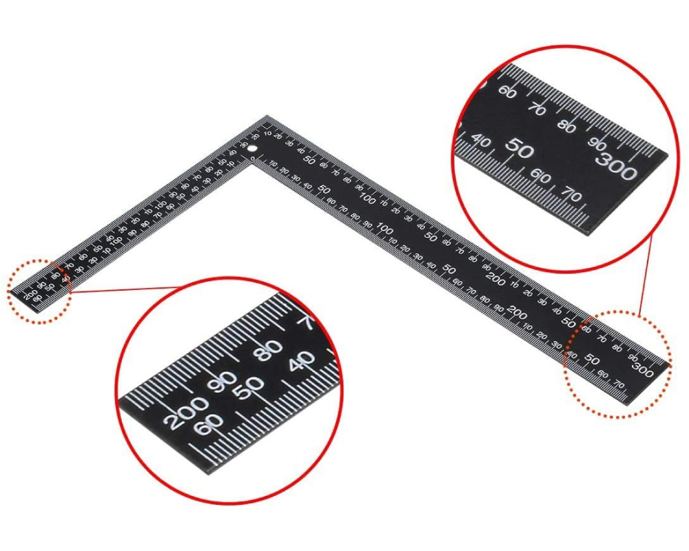 Leather Craft Measuring Square Ruler - Image 3