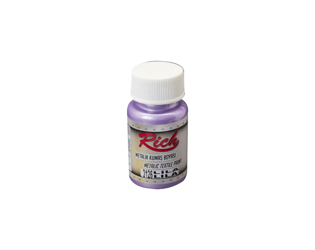 Rich Metallic Textile Paint 50ml - Image 3