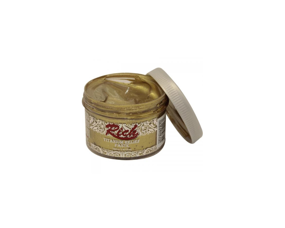 Rich Multi-Surface Titanium Metallıic Relief Paste Antique 160ml - Image 3