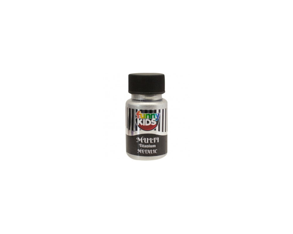 Funny Kids Multi Titanium Metallic Paint 50ml
