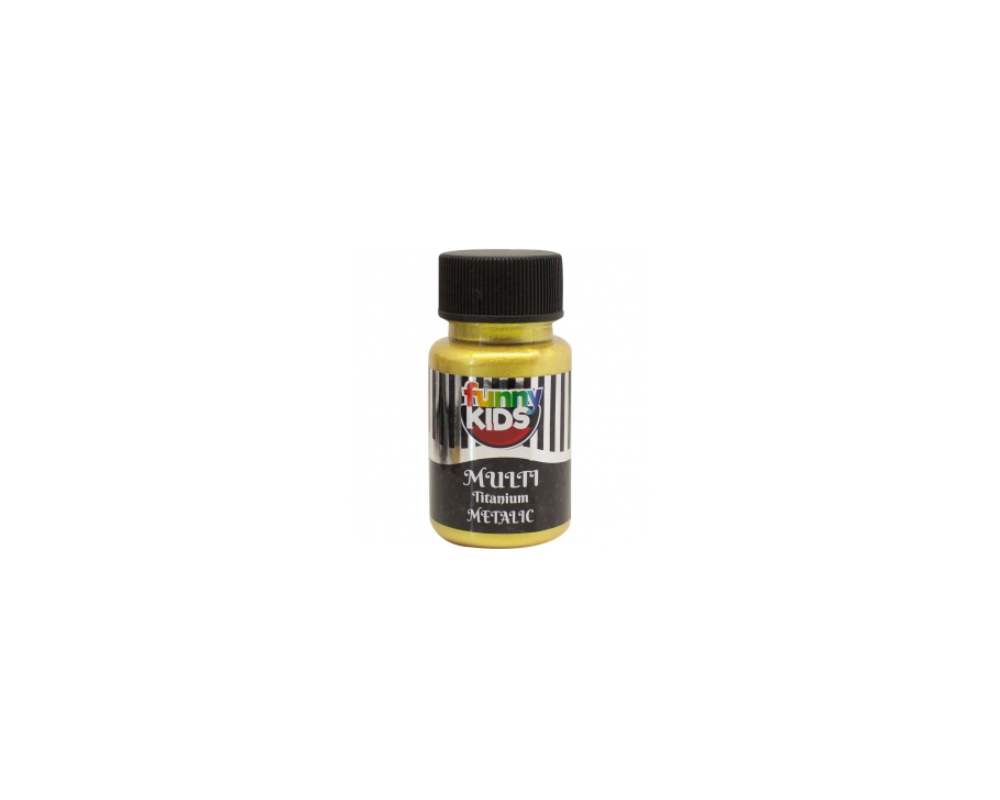 Funny Kids Multi Titanium Metallic Paint 50ml - Image 3