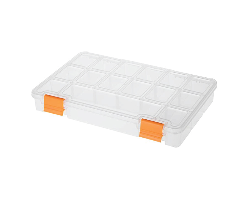 Transparent Toolbox and Organiser 9 Inches