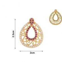 Small China Golden Plated Pendants Different Shapes