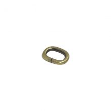 Oval Oxidized Metal Ring