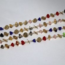 Mixed Golden Chain of Beads And Coins