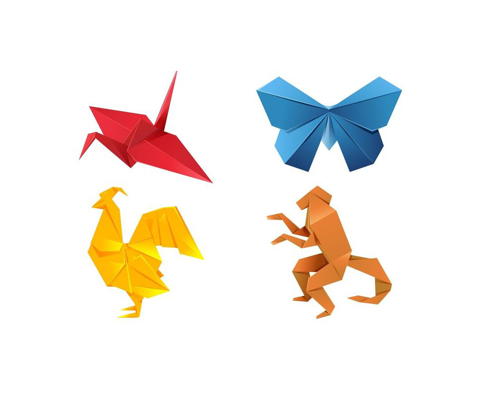 Set Of Coloured Origami Paper - Image 6