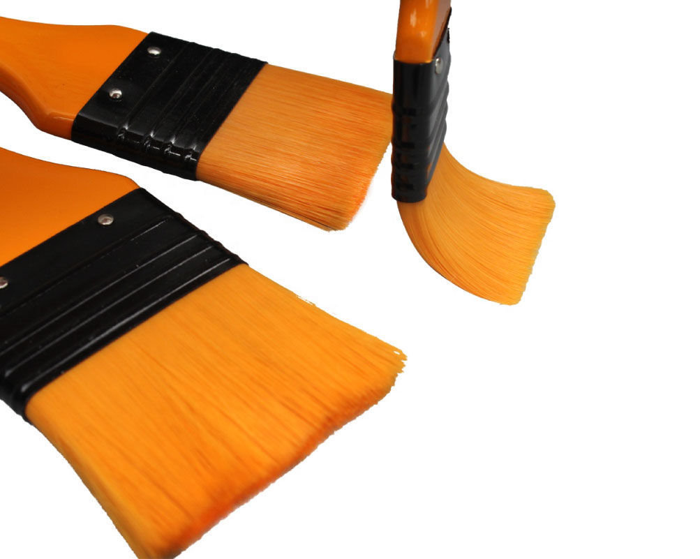 Set of 3Pcs Paint Nylon hair Brushes (30/40/50mm) - Image 4