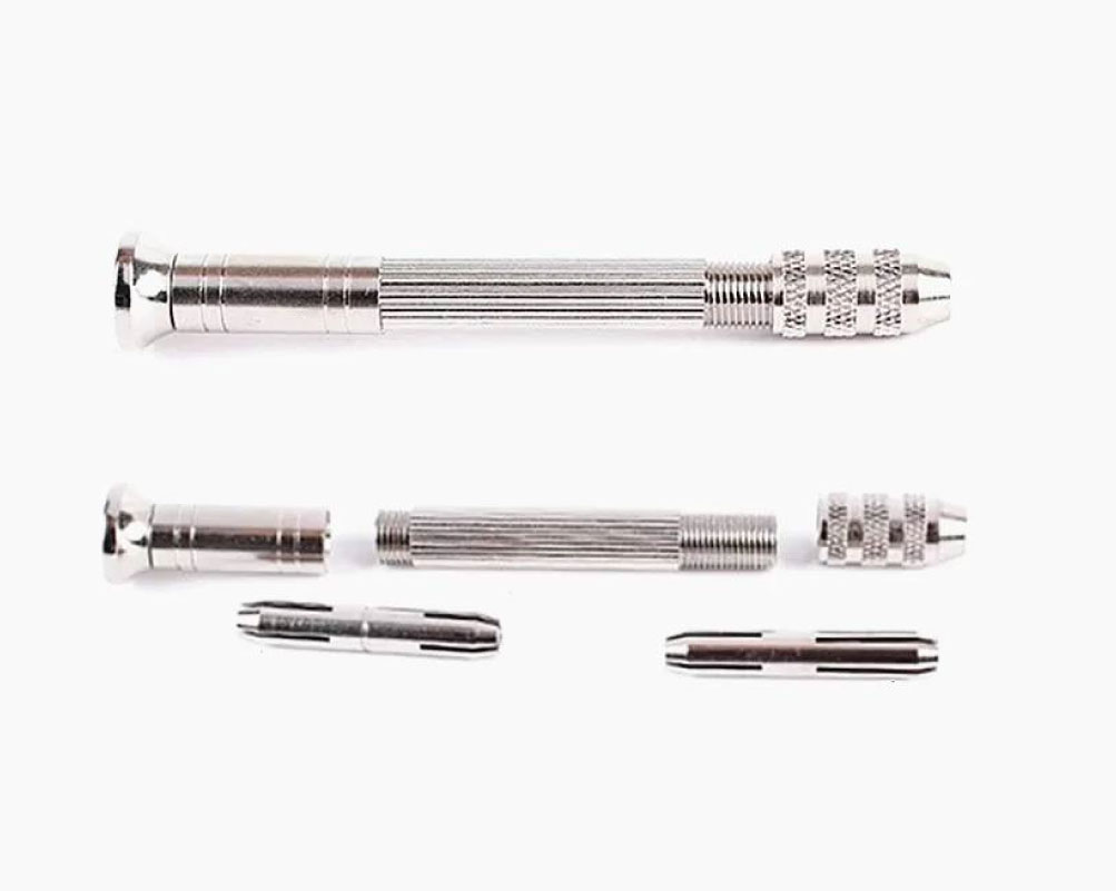 Hand Drill with 2 Pieces Mini Twist Drill Bits - Image 4