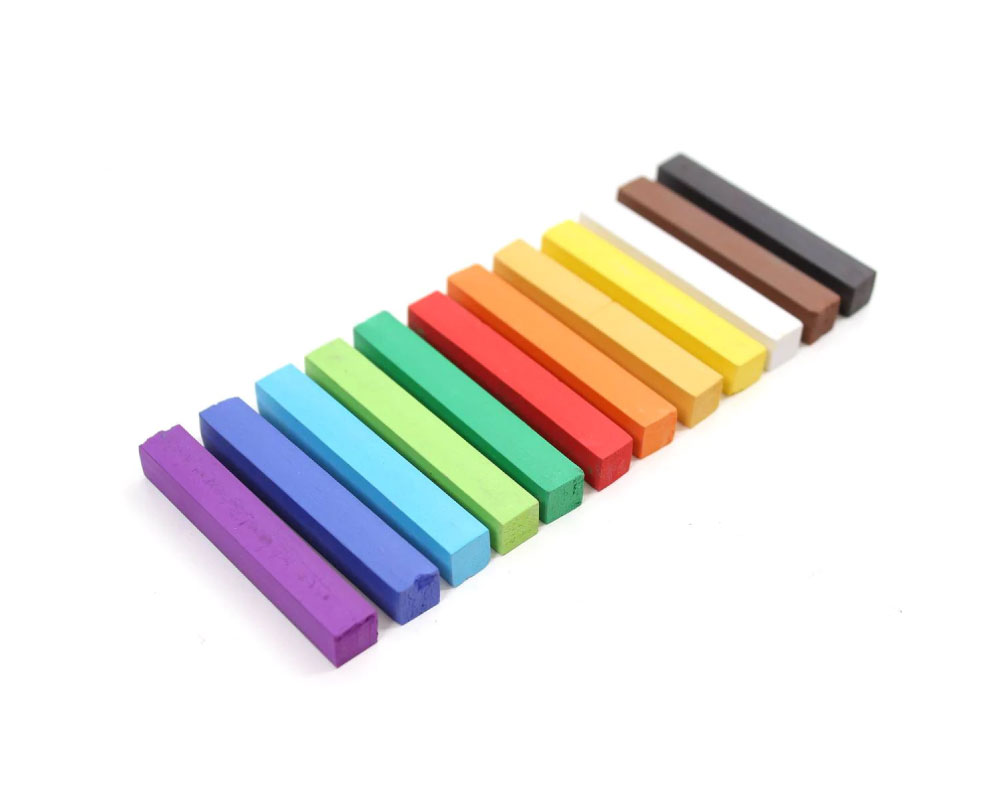 Set Of 12 Essential Color Smart Soft Pastel