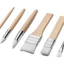 Set of 6 Painting Brushes in Synthetic Fibre