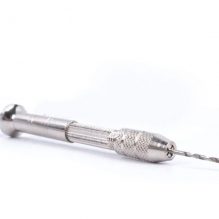 Hand Drill with 2 Pieces Mini Twist Drill Bits
