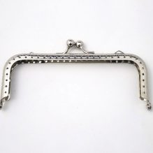 Rectangular Metal Clip Lock Frame for Purse Bag in Different Sizes for Crochet