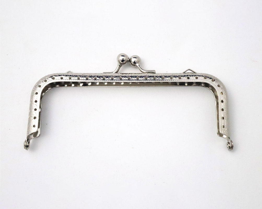 Rectangular Metal Clip Lock Frame for Purse Bag in Different Sizes for Crochet