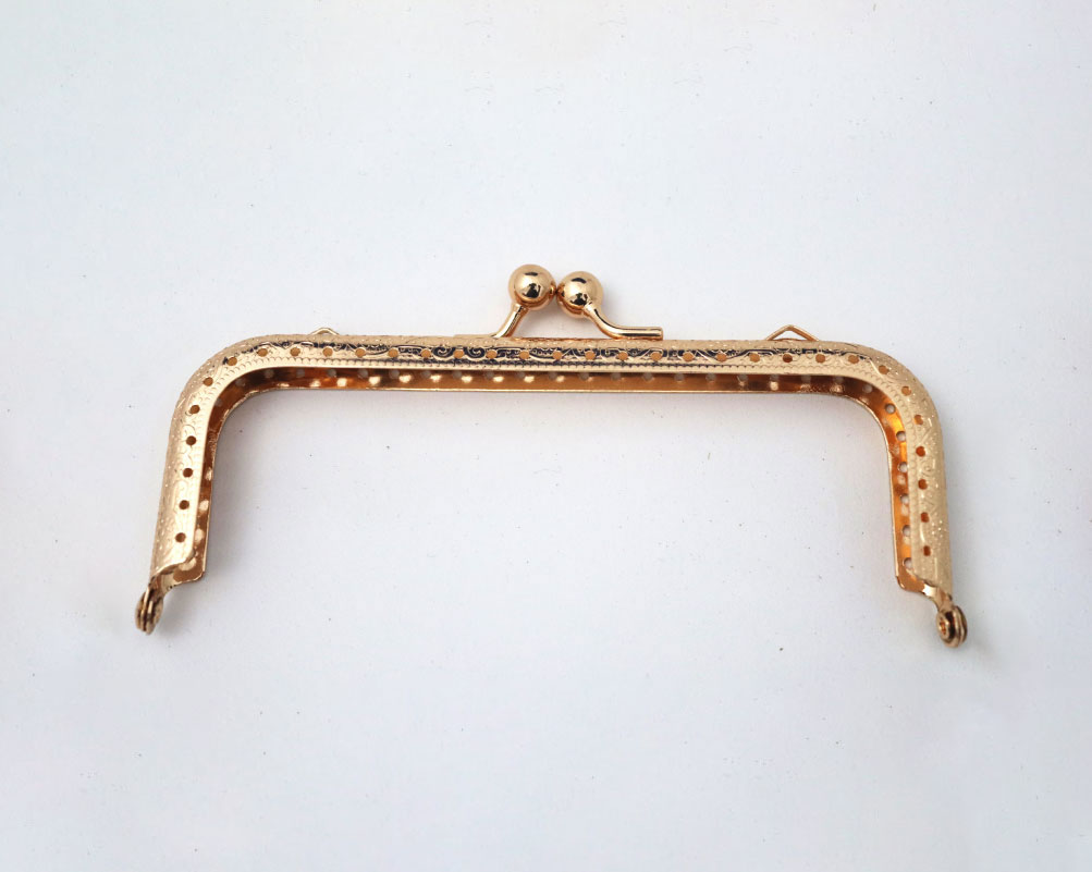 Rectangular Metal Clip Lock Frame for Purse Bag in Different Sizes for Crochet - Image 4