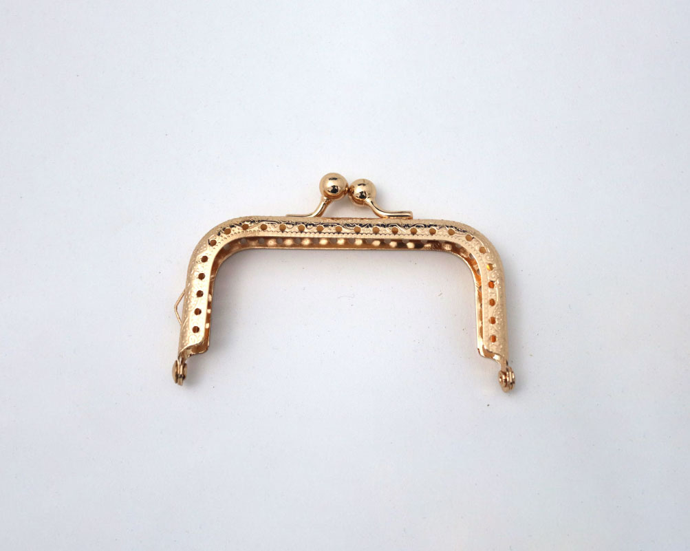 Rectangular Metal Clip Lock Frame for Purse Bag in Different Sizes for Crochet - Image 6