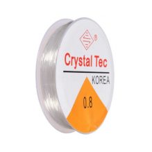 Elastic Stretch Silicon  Thread - 0.8 Crystal Tec (Small)