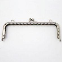 Wallet Metal Clip Frame With Side Loops 20cm