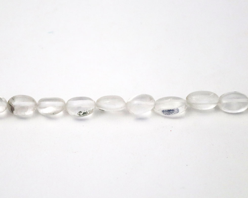 8MM Shiny Clear Glass Crystal Bead Necklace For Jewelry Making - Image 5