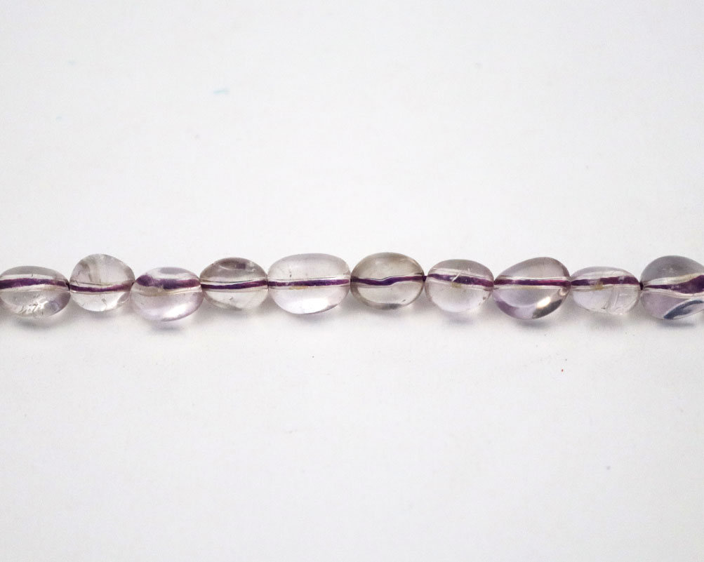 8MM Shiny Clear Glass Crystal Bead Necklace For Jewelry Making - Image 3
