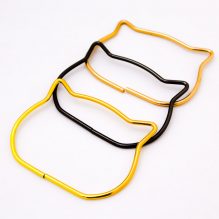 Cute Women Cat Ear Metal Bag Handle Strap Accessories