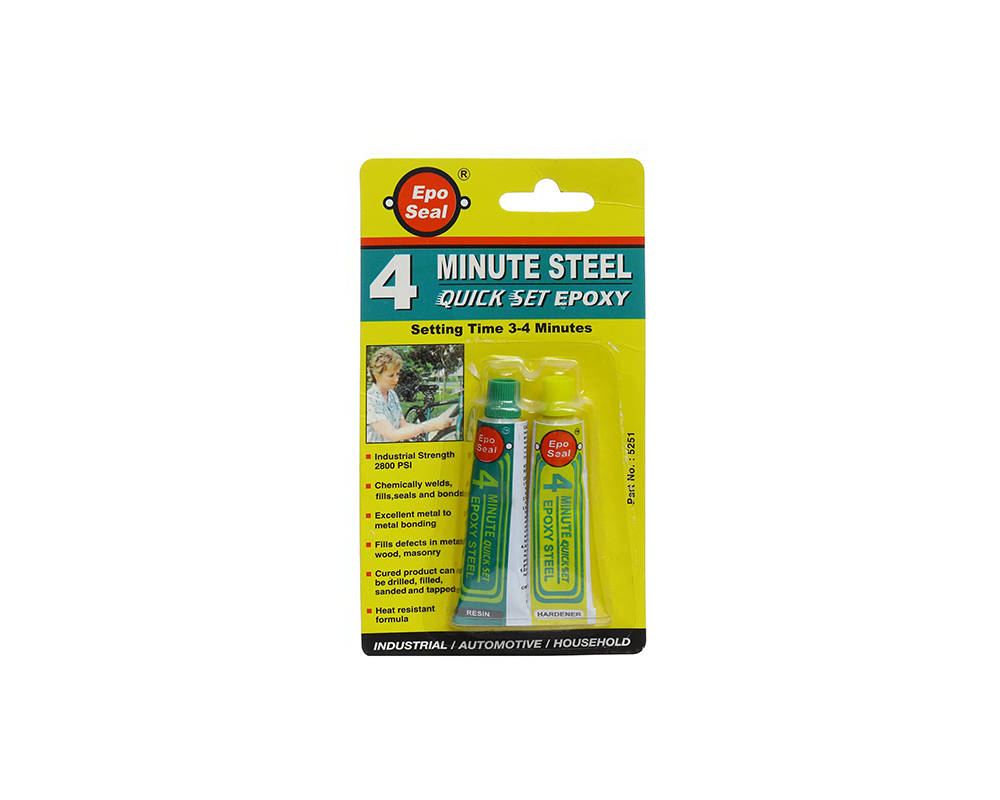 4 Minute Steel Quick Set Epoxy