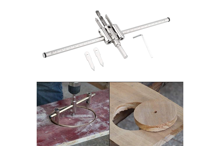 Adjustable Hole Saw for Wood, PVC, and Plaster - Image 4