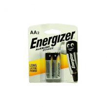 Energizer power AA2 Alkaline Long Batteries Pack of 2 1.5V