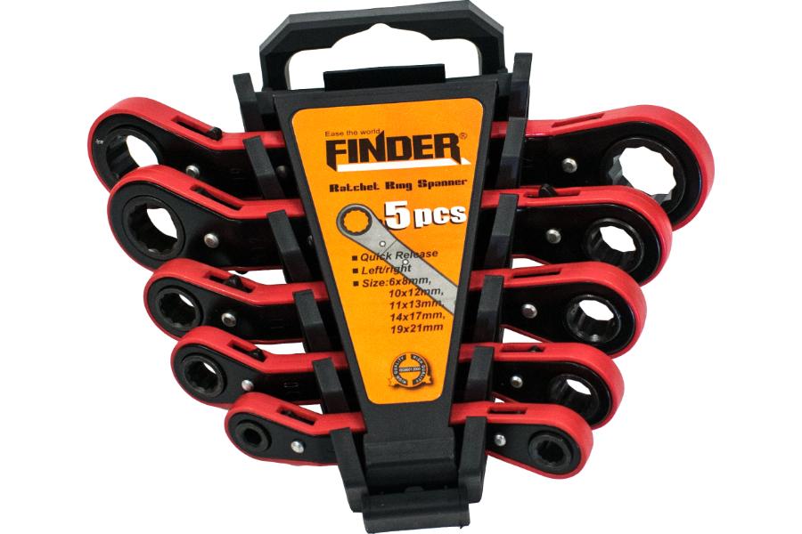 Finder Ralchet Ring Spanner 5pcs