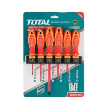 6 Pieces Insulated Screwdriver Set THTIS566 Total Tools