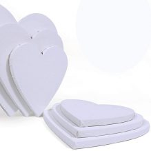 Heart Shaped Canvas Board