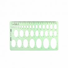 Geometric Drawing Template Measuring Rulers