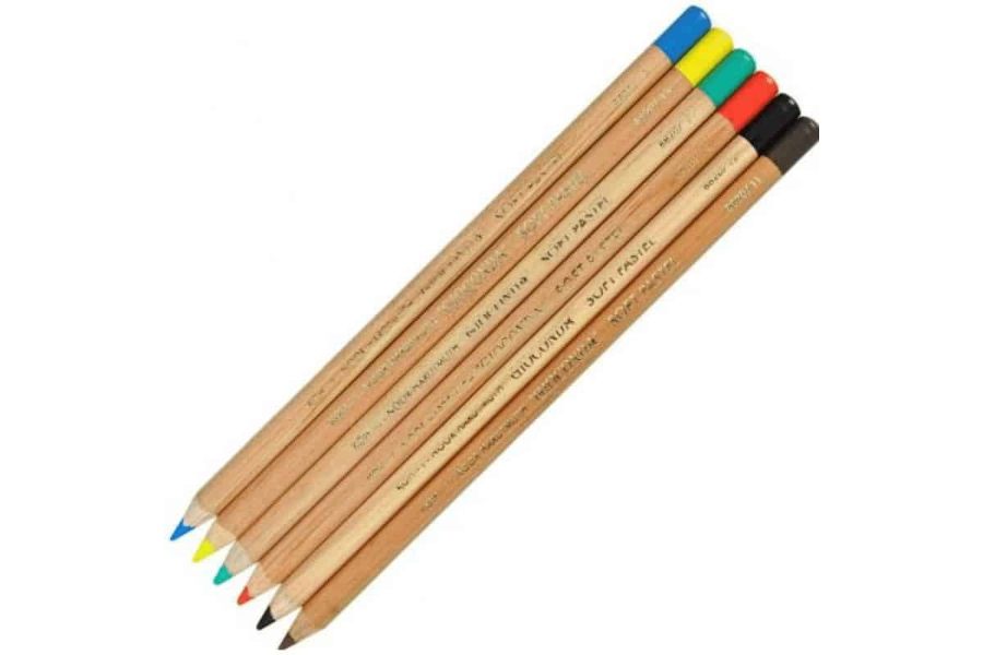 KOH-I-NOOR Artist's Soft Pastel Pencils (Set of 6) - Image 3