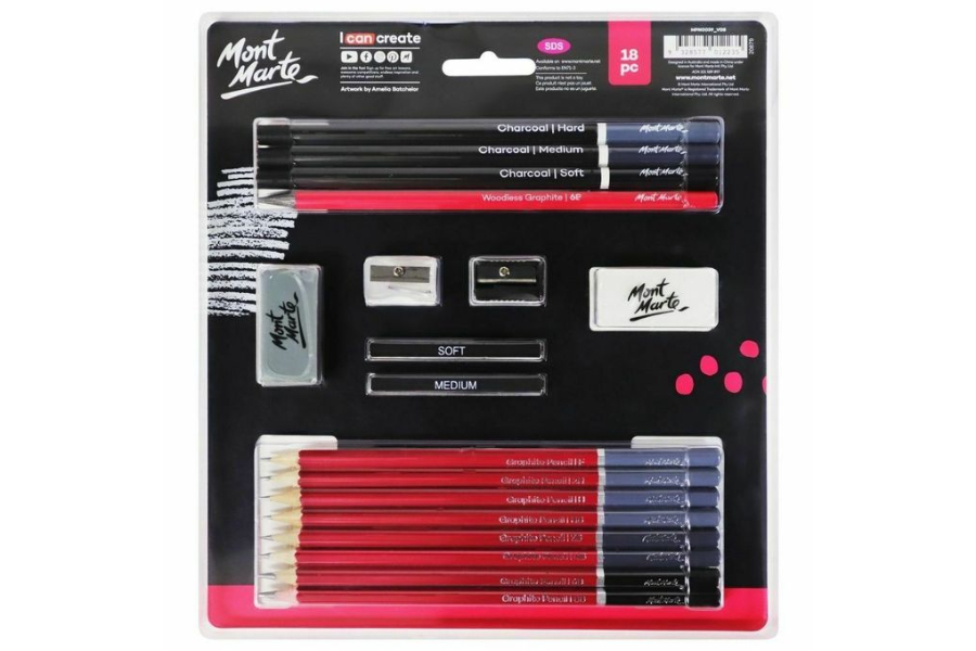 Sketch & Draw Signature Set 18pc Mont Marte