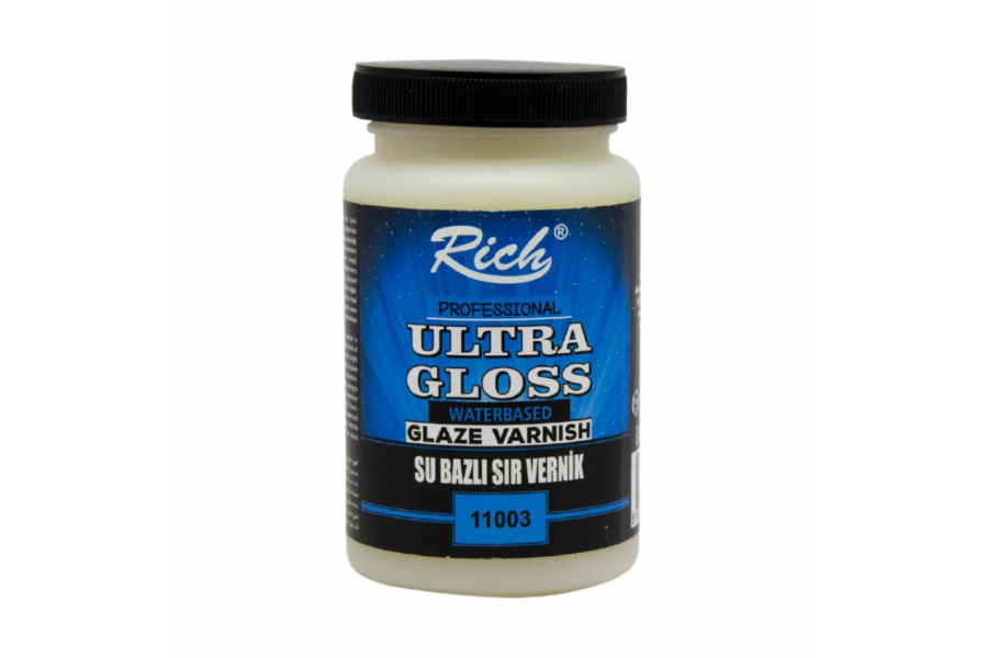 Rich Ultra Gloss Water Based Glaze Varnish 250ml 11003